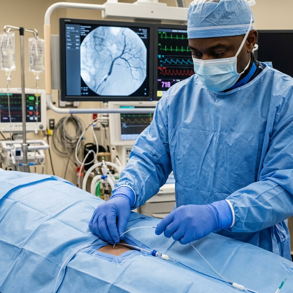 Interventional radiology procedure room